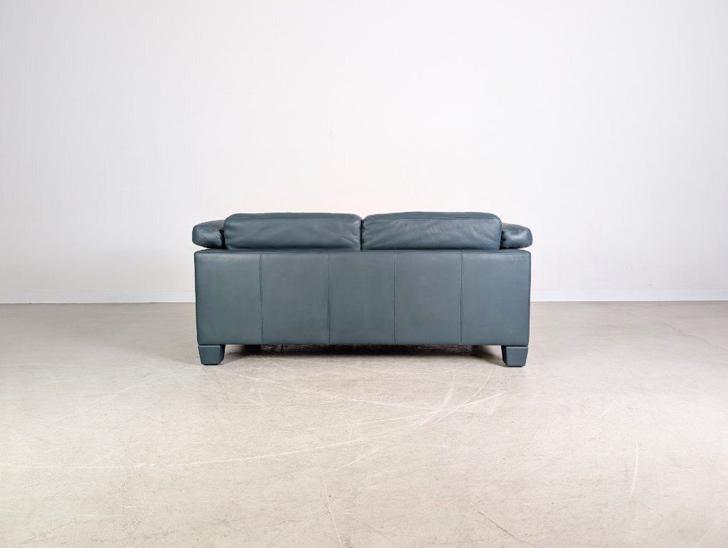 2x Original De Sede Sofa Ds 17 Zweisitzer Couch Leder Design photo vinterior