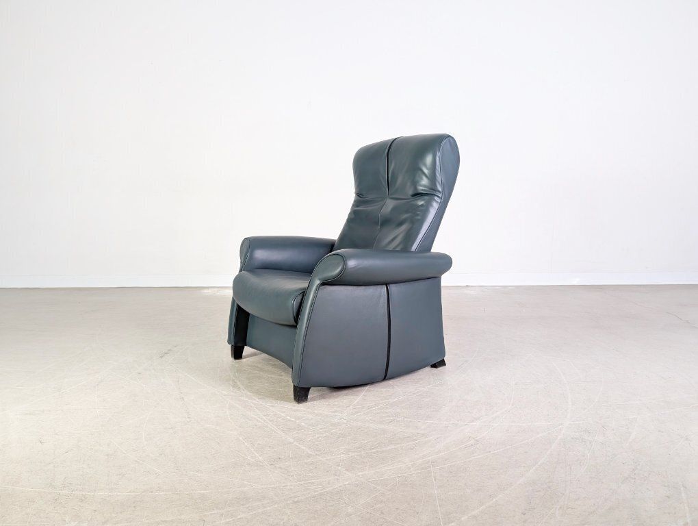 De Sede fauteuil DS 50, donkergroen leer, jaren 90/00 photo for sale