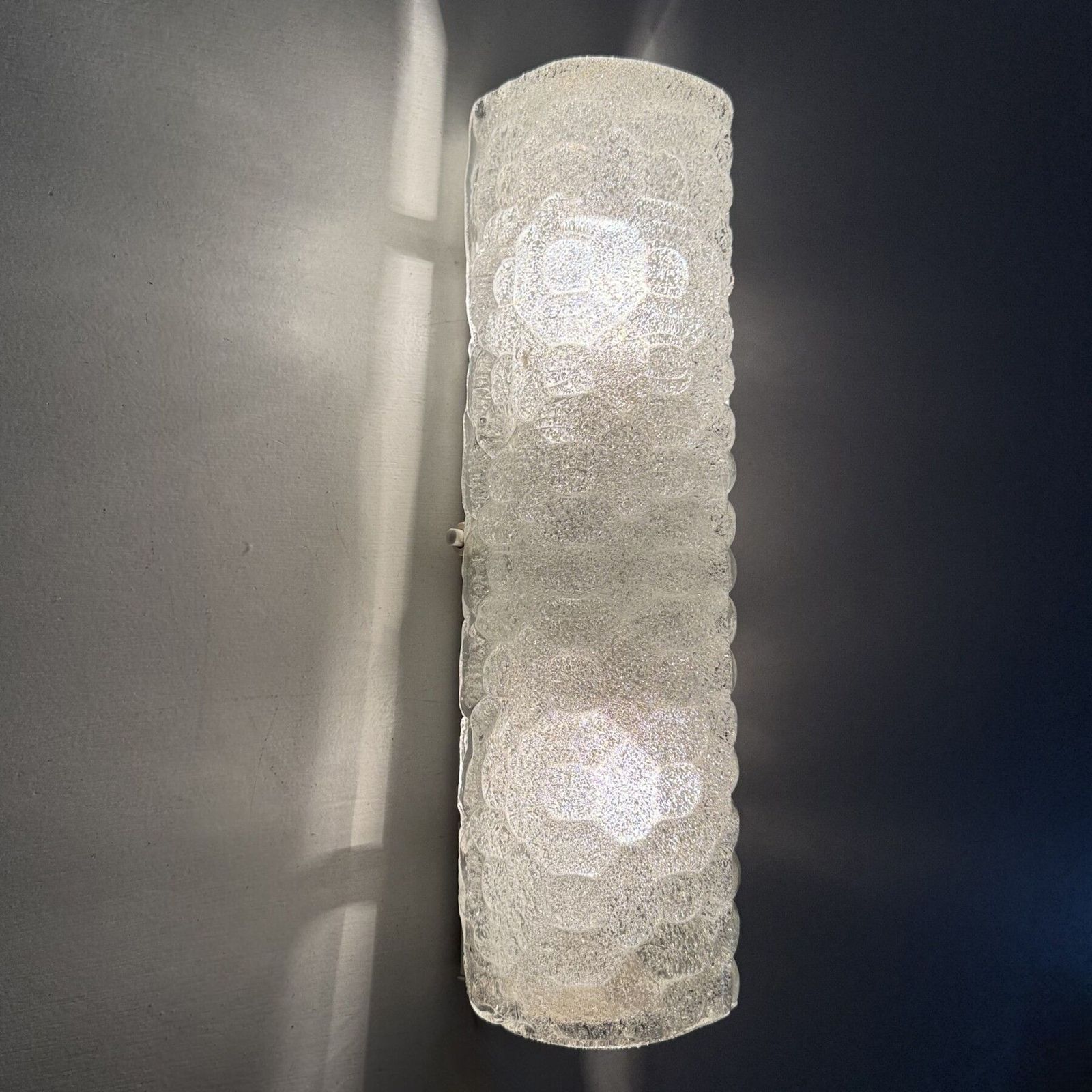 Mid Century Hustadt Leuchten Design Murano Glazen Wandlampen, Duitsland, Jaren 1970 photo for sale