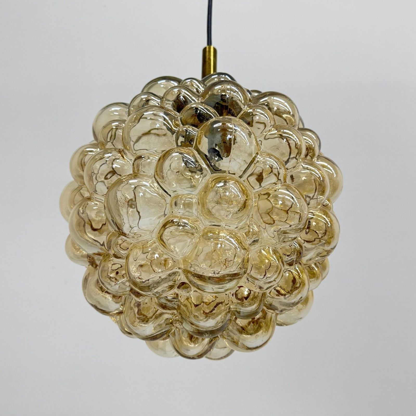 XL Helena Tynell glazen bobbellamp, hanglamp, jaren 1970