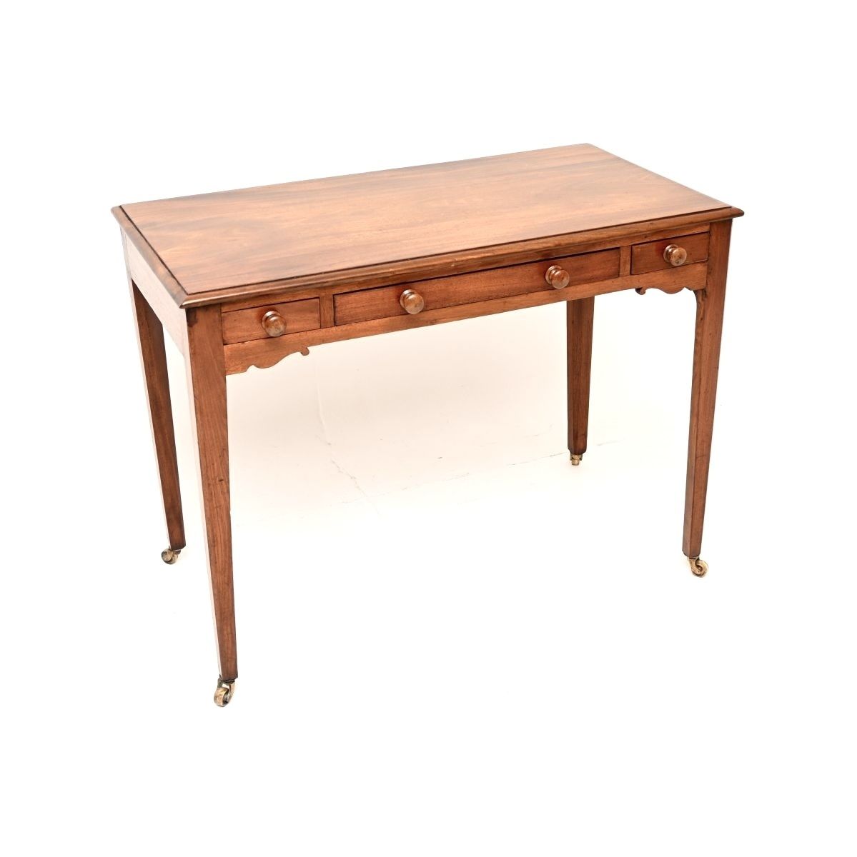 Antique Georgian Period Mahogany Writing / Games Table