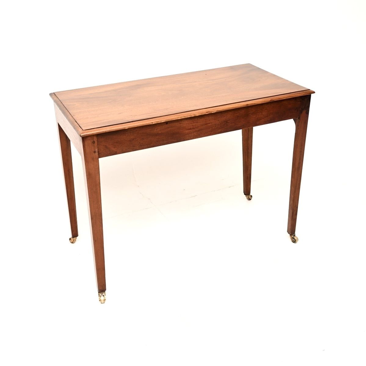 Furniture Antique Georgian Period Mahogany Writing / Games Table photo