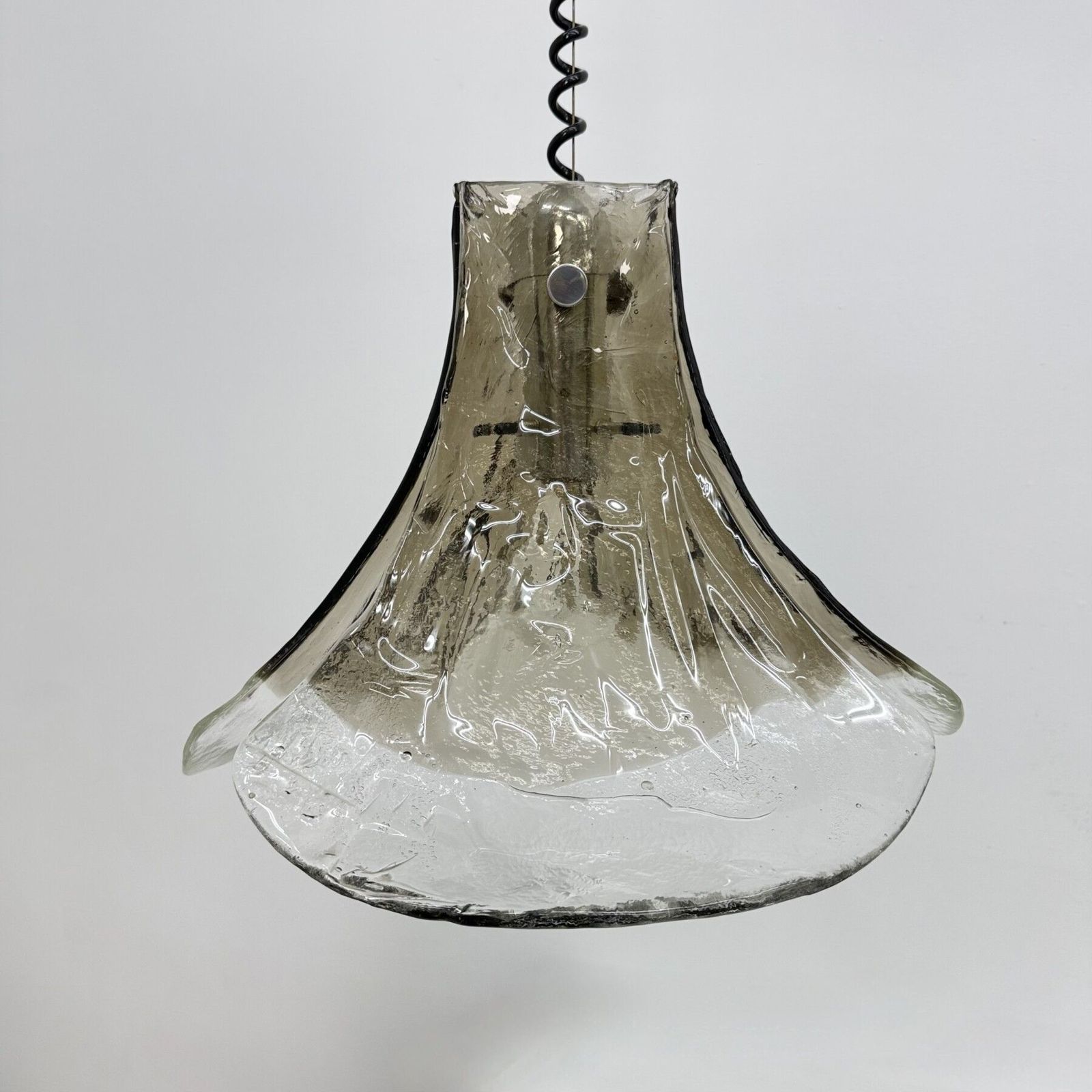 Murano Glass Flower Pendant Lamp By Carlo Nason For Mazzega, 1970’s photo furniture