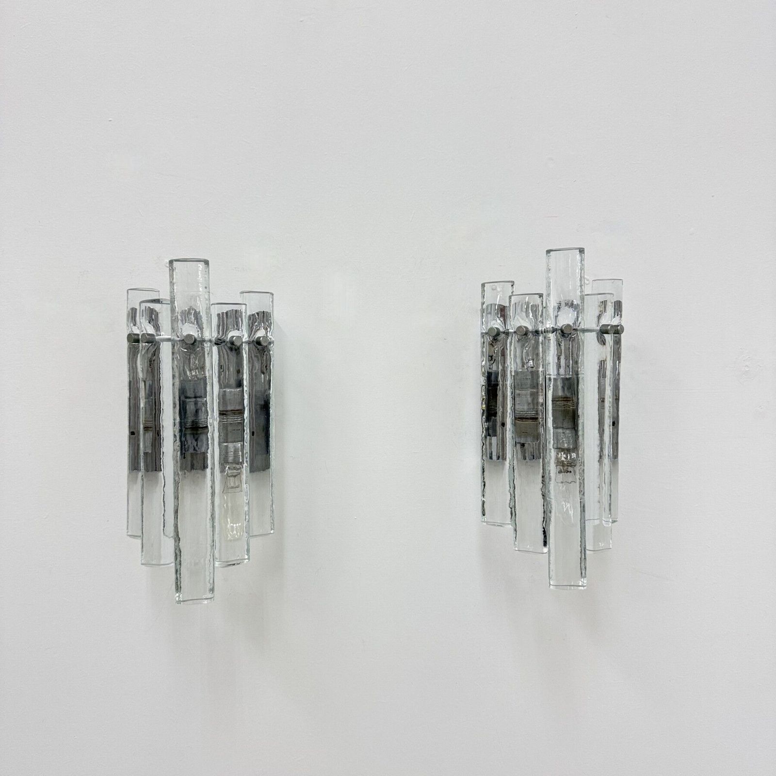 German Crystal Rod Sconces From Kinkeldey, 1970s, Set Of 2 photo Lighting