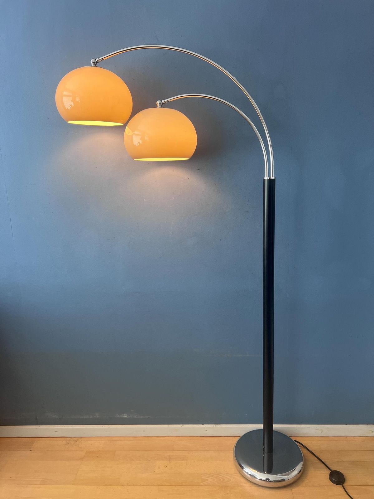 Mid-Century Dijkstra dubbele boog paddenstoellamp photo furniture