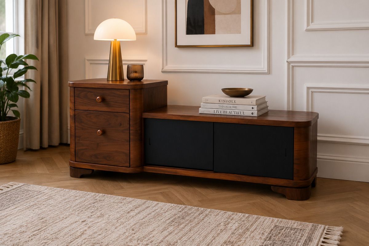 Small Art Deco Chest Of Drawers, Poland, 1950s. After Renovation.