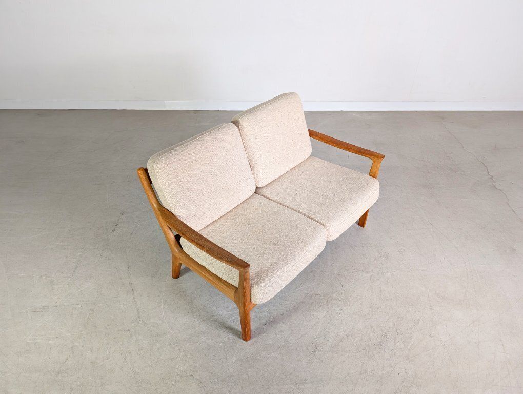 Two Seater Sofa Couch France & Søn Ole Wanscher Senator Teak photo buy