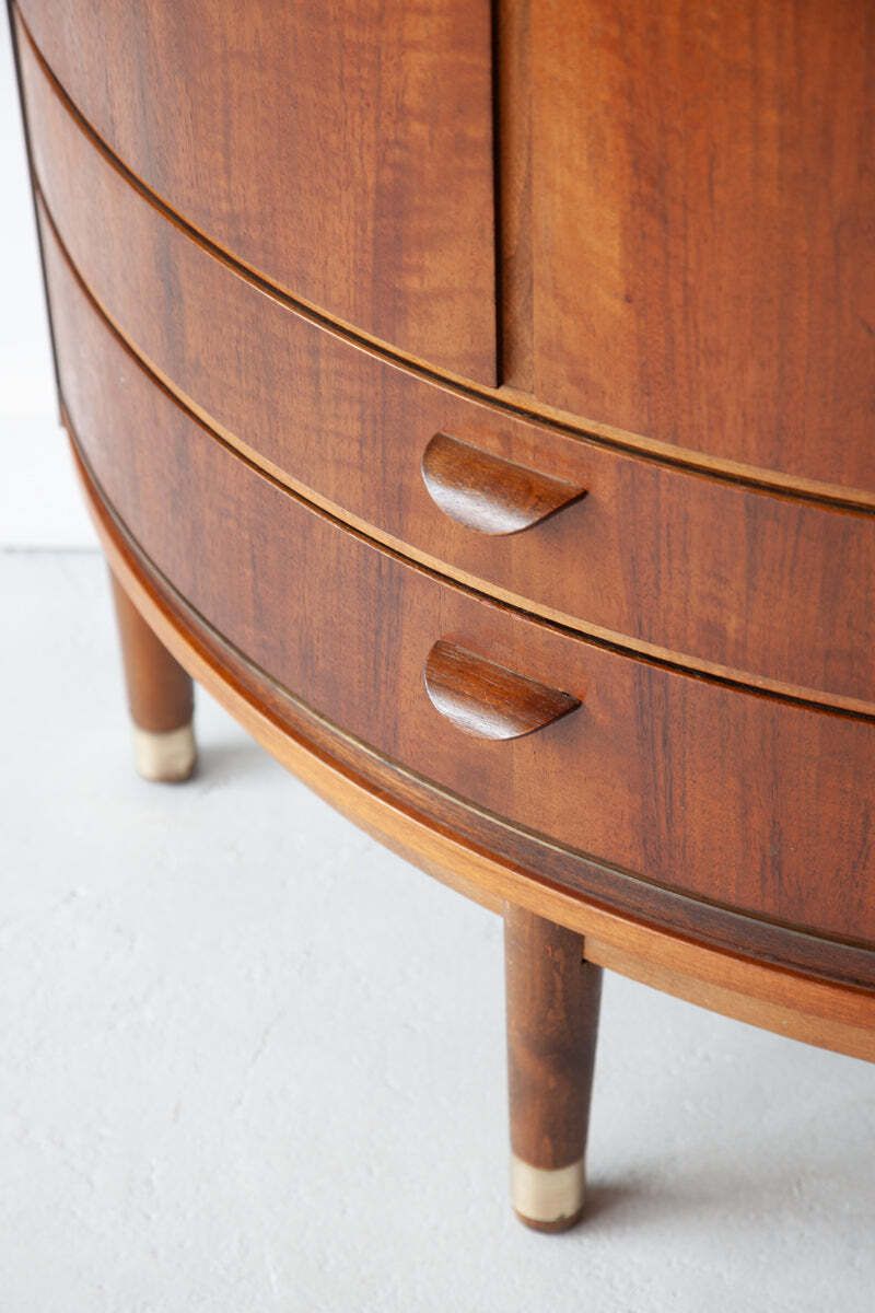Danish Corner Cabinet By Agner Christoffersen photo vintage