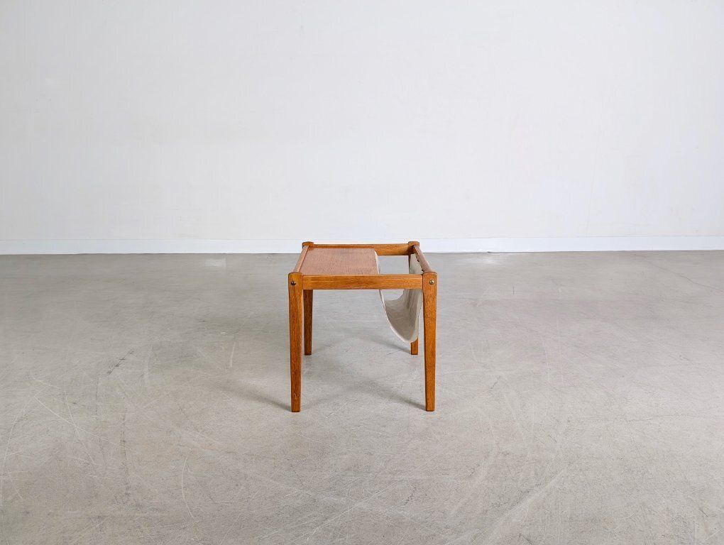 Table basse mid-century Furbo Spøttrup en teck, vintage photo furniture