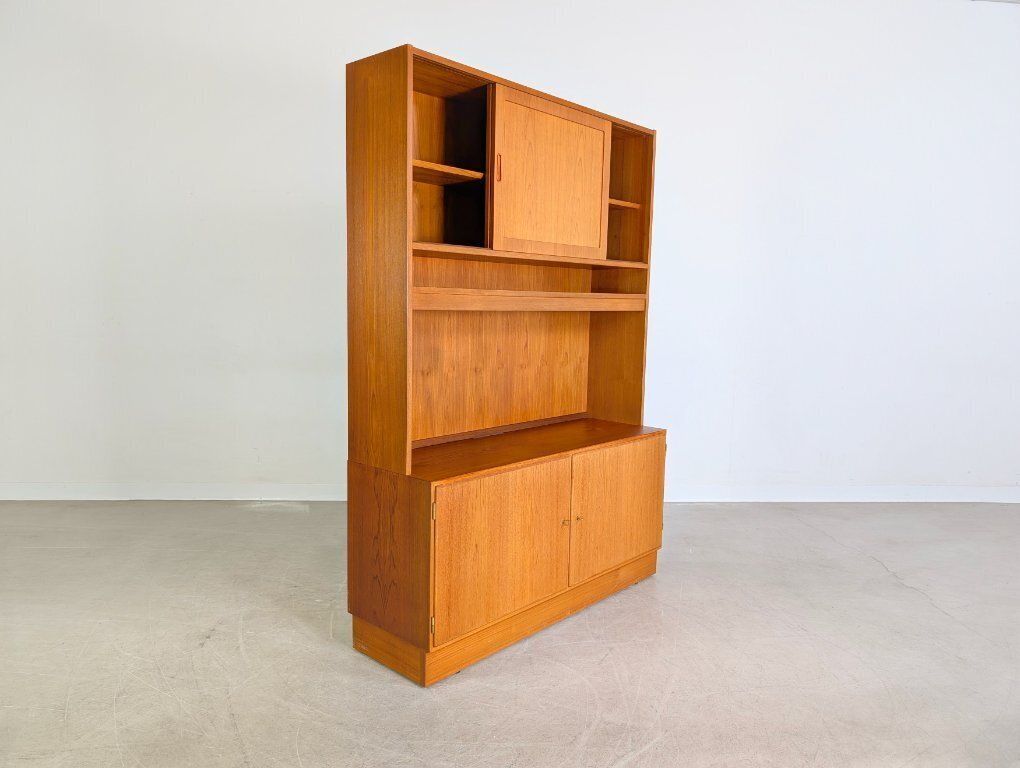 Original Poul Hundevad Midcentury Cabinet Bookcase Teak 1960s photo Furniture