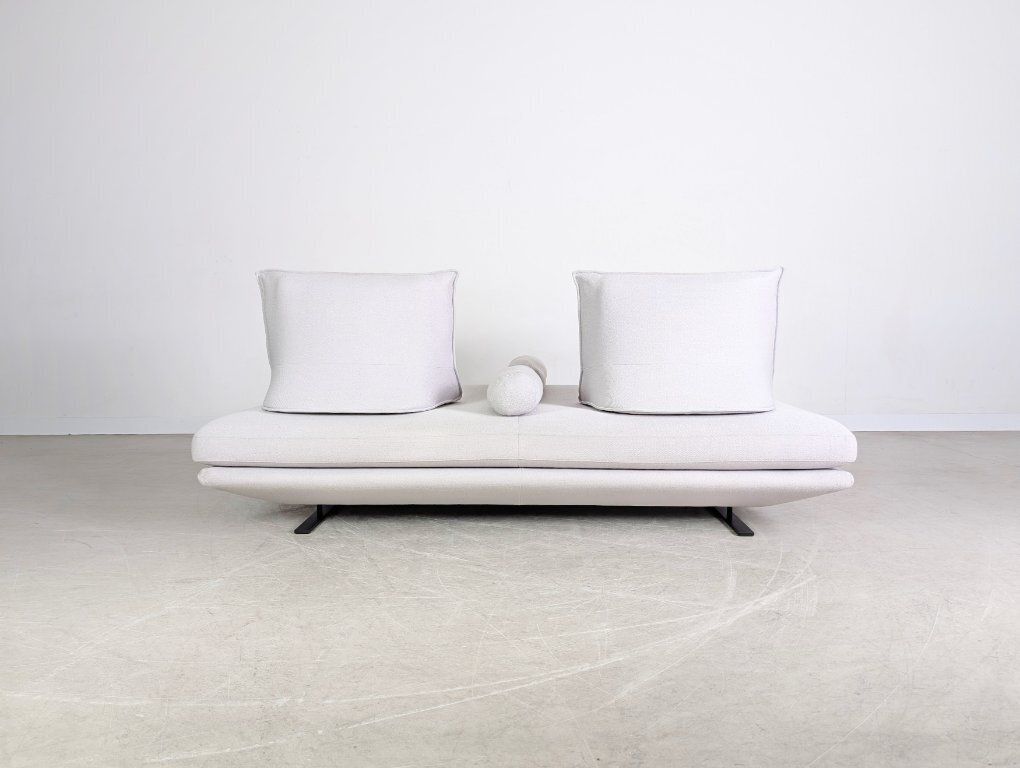 Original Ligne Roset Sofa Prado Couch Christian Werner Fabric Grey photo vinterior