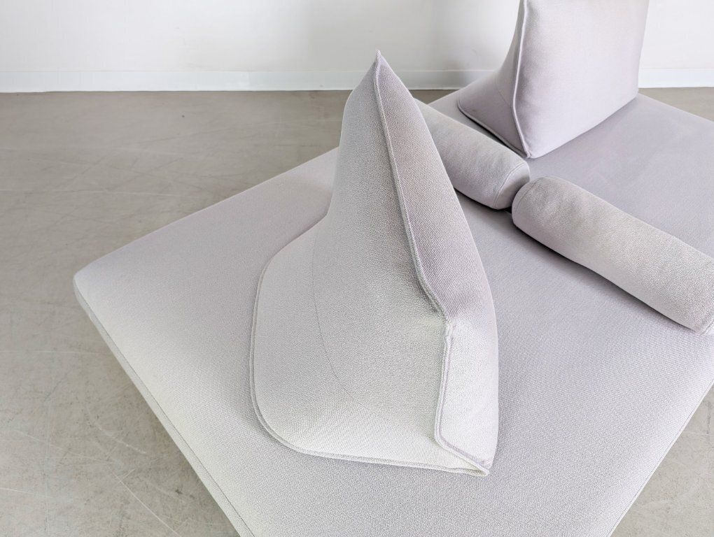 Original Ligne Roset Sofa Prado Couch Christian Werner Fabric Grey photo vintage