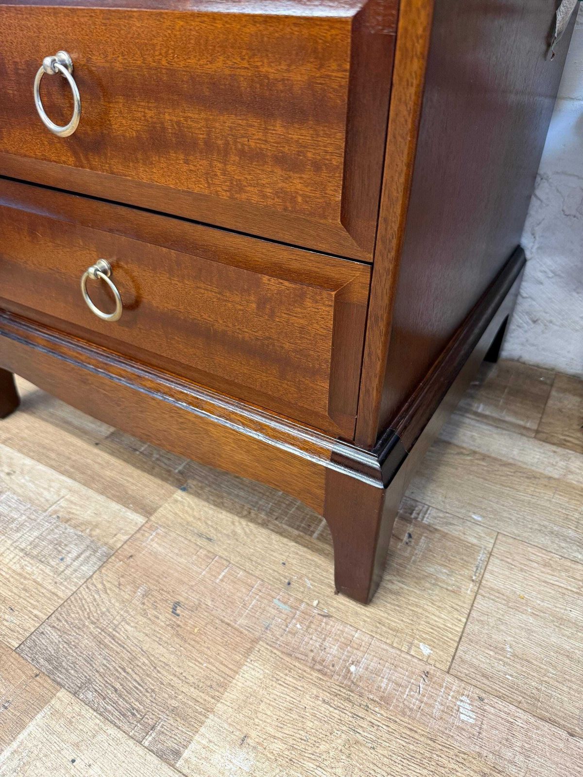 photo for sale Stag Minstrel 4 Drawer Bedside In Original Cherry Finish