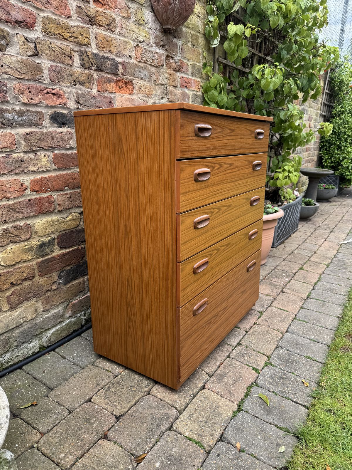 Vintage Mid Century Schreiber Chest Of Drawers photo for sale