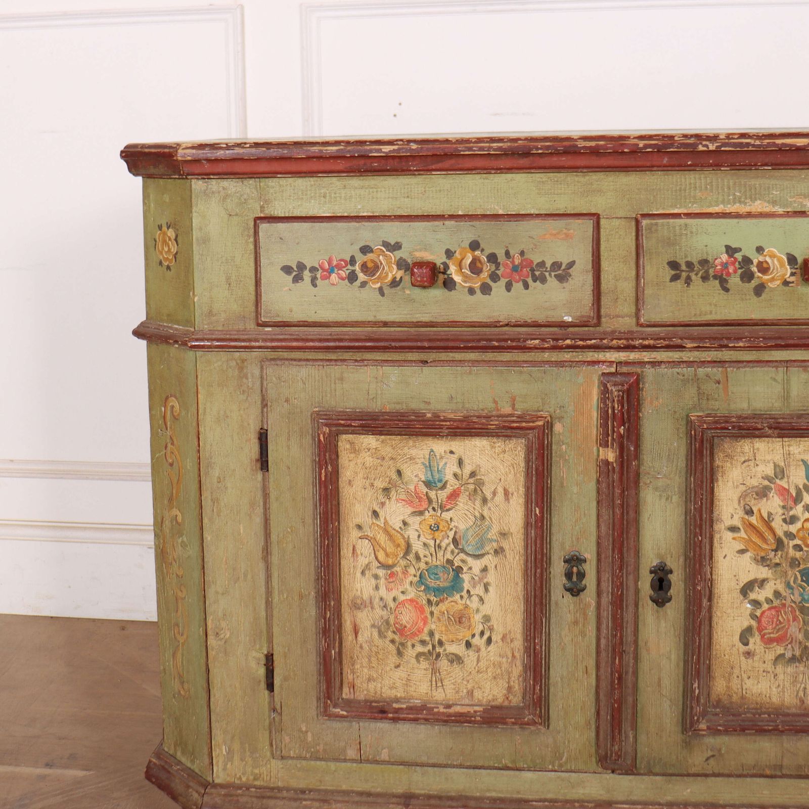 Original Painted Scandinavian Buffet photo furniture