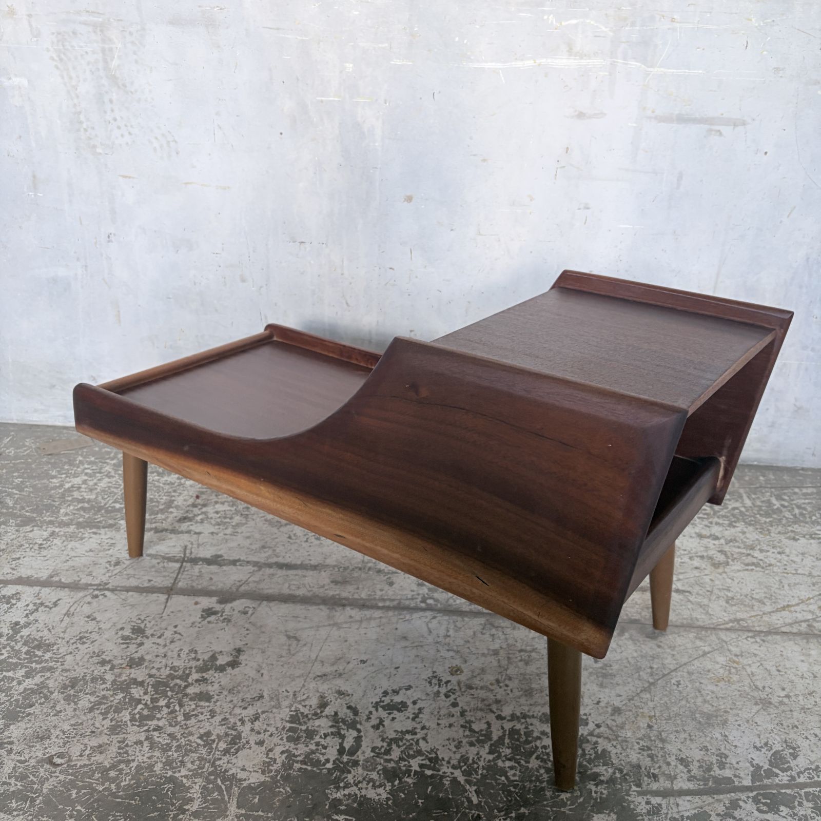 Chippy Heath Teak Telephone Bench Side Table Mid Century photo 247.0