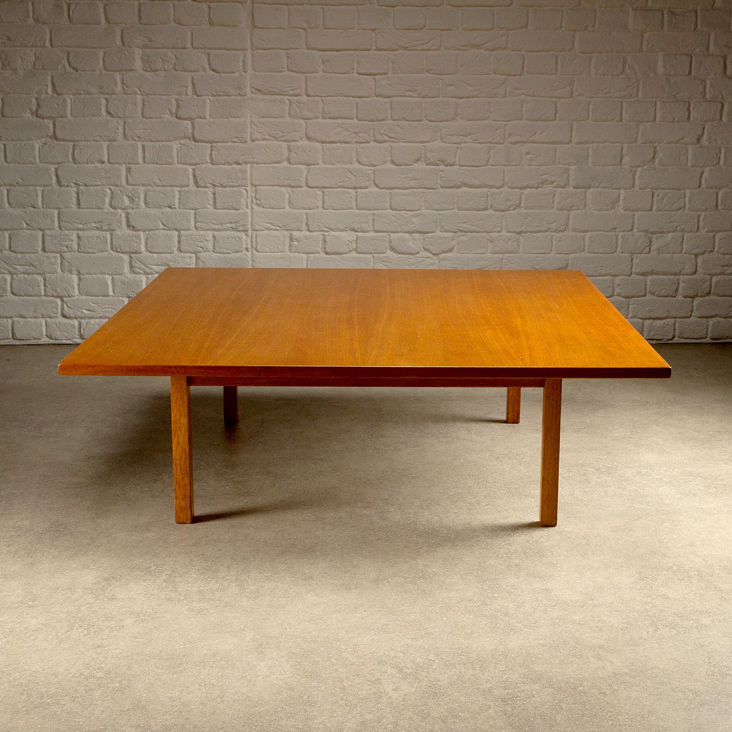 Large Oak Coffee Table By Hans Wegner, Denmark, 1960s