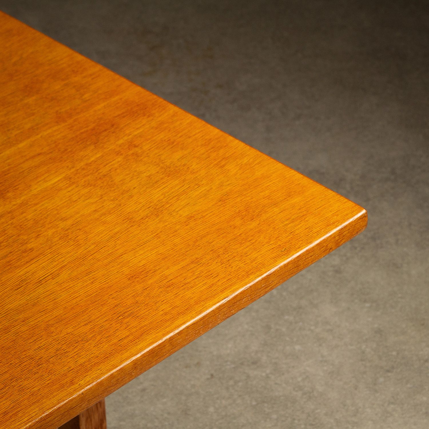 Large Oak Coffee Table By Hans Wegner, Denmark, 1960s photo vinterior