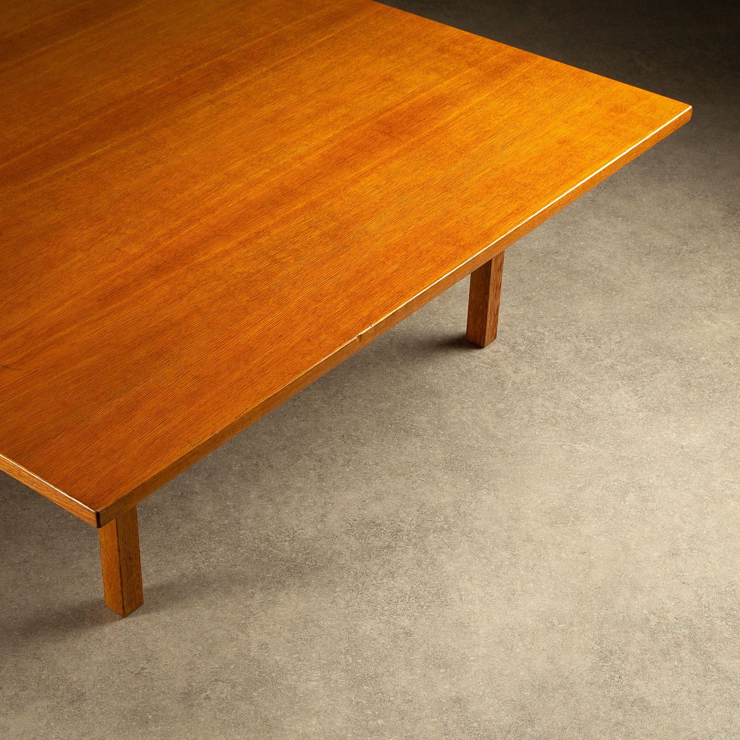 photo furniture Large Oak Coffee Table By Hans Wegner, Denmark, 1960s