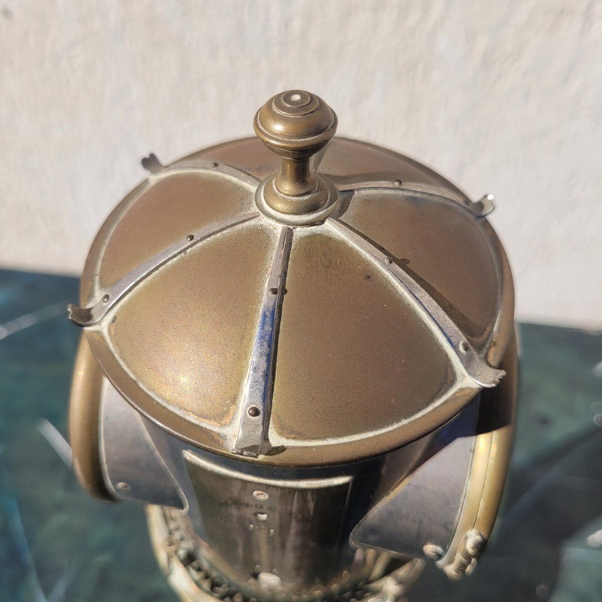 Bronze Lighthouse Clock, France, Late 19th–Early 20th Century photo vinterior