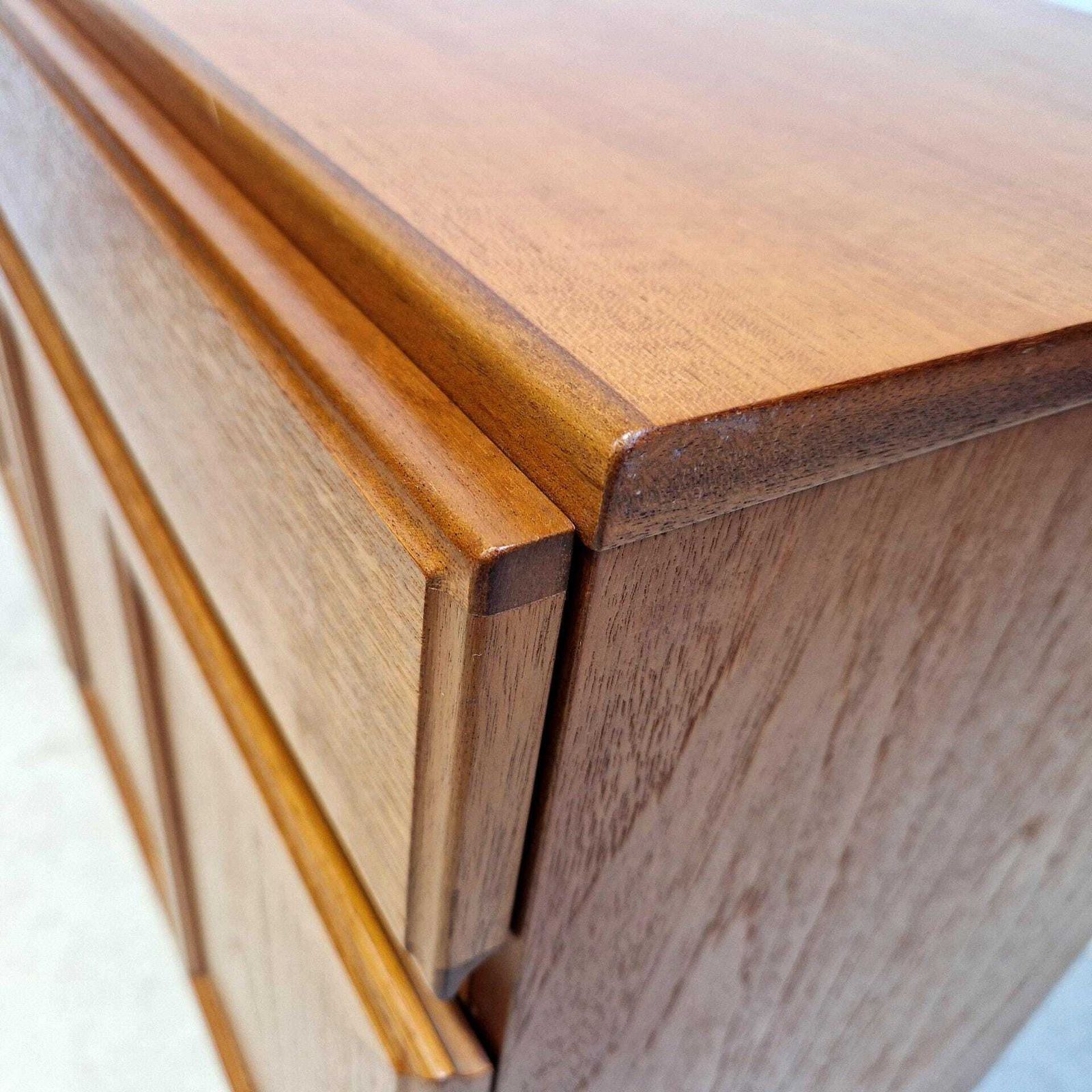 photo furniture McIntosh Kelvin Vintage Mid Century Golden Teak Compact Sideboard Cabinet Credenza Pg206
