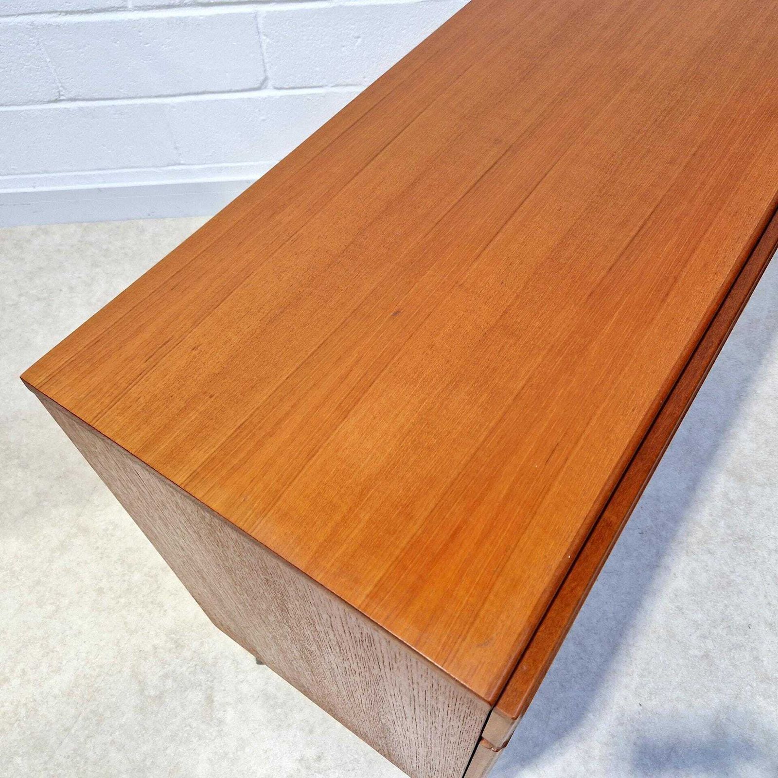 Furniture McIntosh Kelvin Vintage Mid Century Golden Teak Compact Sideboard Cabinet Credenza Pg206 photo