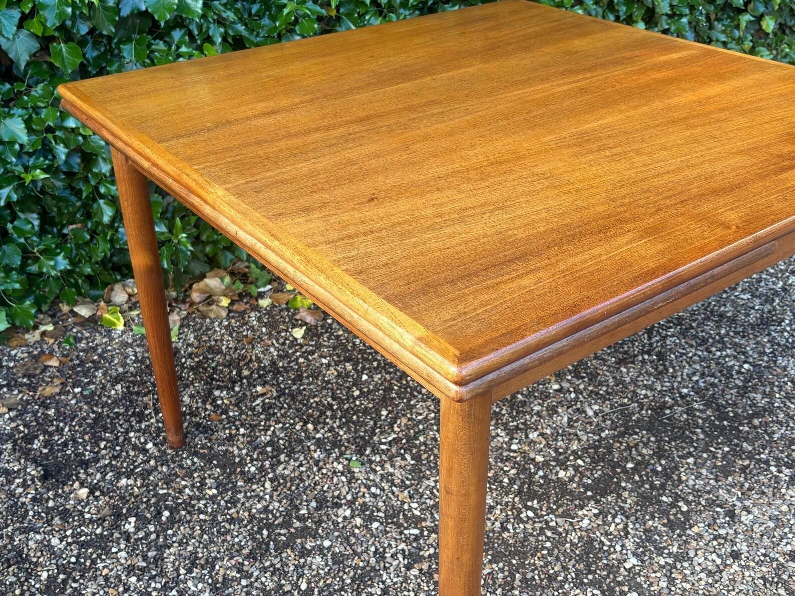 Danish Mid Century Extending Dining Table photo 500.0