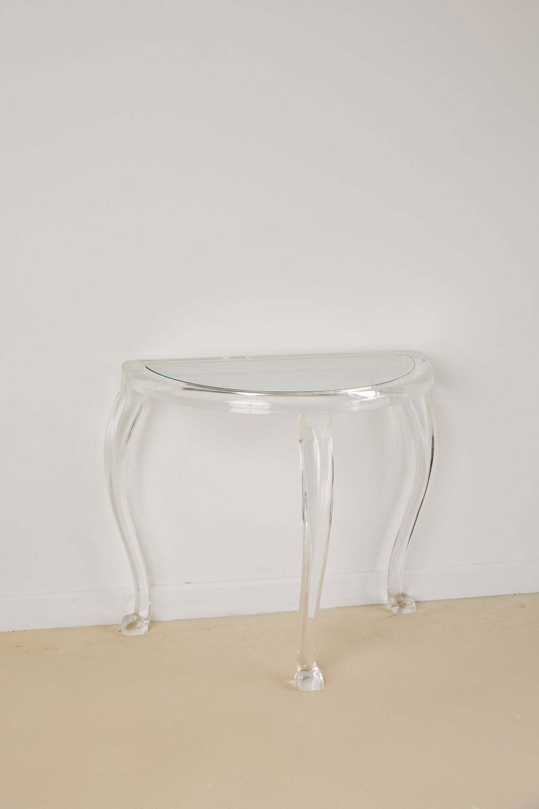 Italian Lucite Accent Table, 1980s photo buy