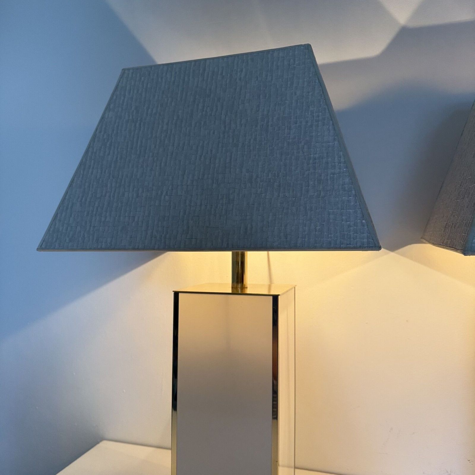 Paar tafellampen in de stijl van Maison Jansen, jaren 1970 photo vinterior