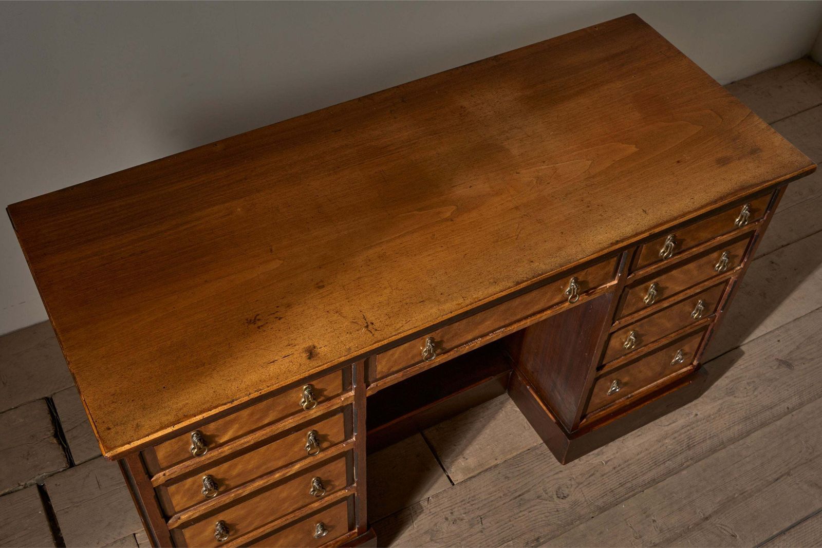 19th Century Aesthetic Movement Satin Wood And Mahogany Desk photo for sale