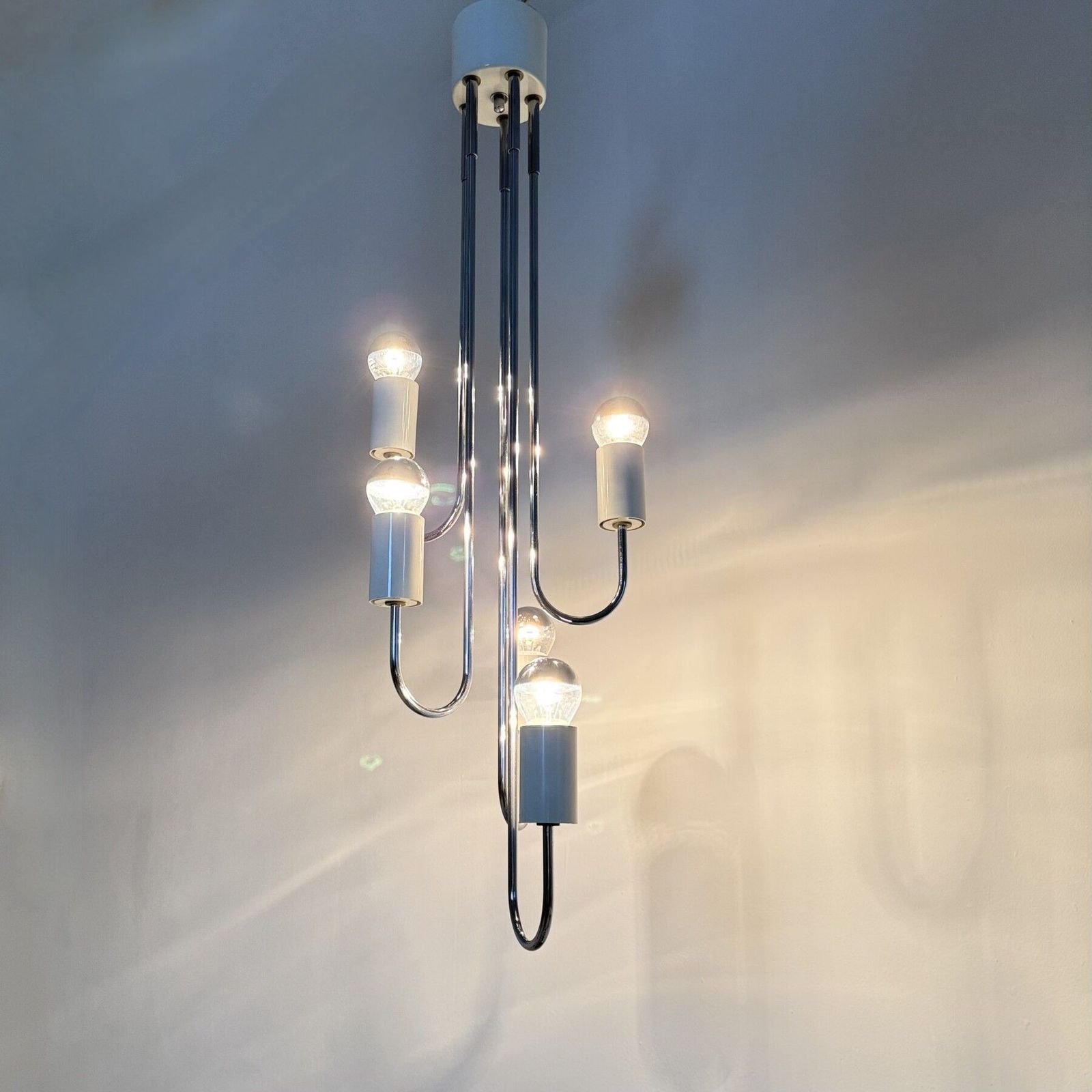 Mid-Century hanglamp van Gaetano Sciolari, jaren 1970, Italië photo vinterior