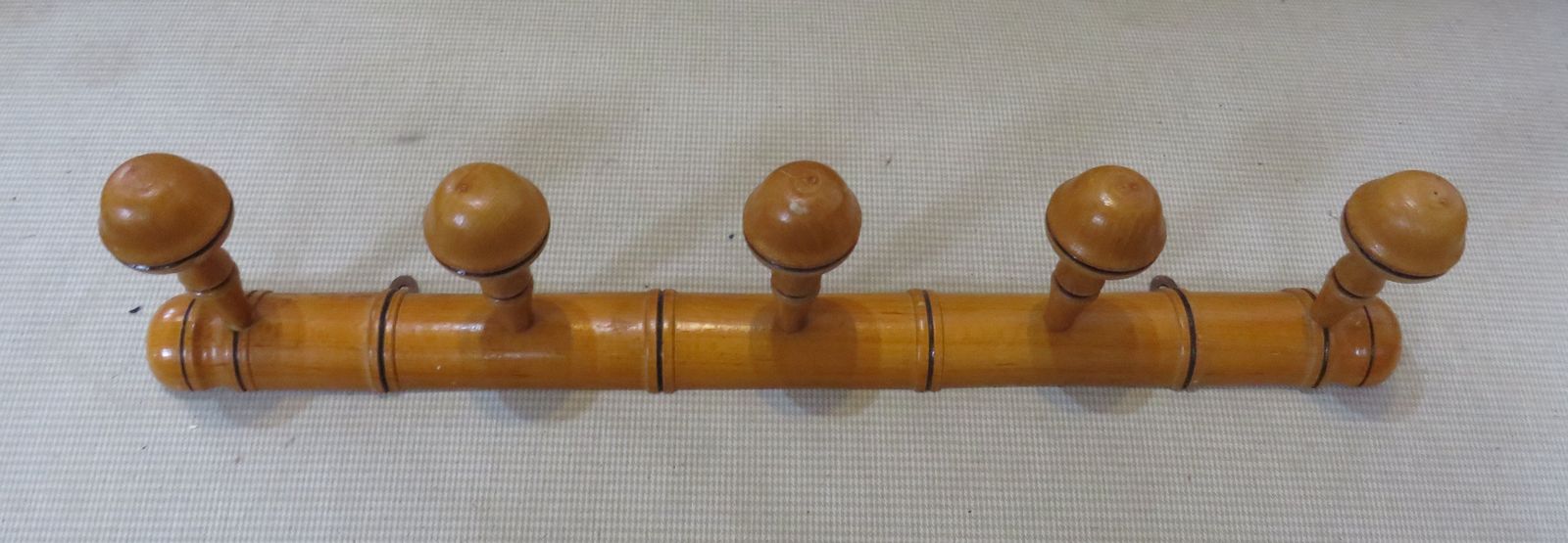 Antique Faux Bamboo Coat Hooks photo Home Decor