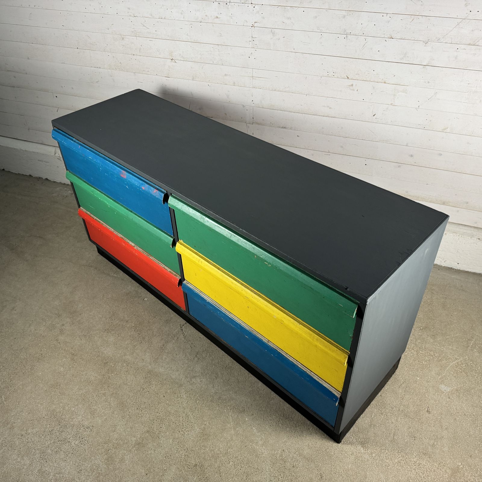 Vintage Painted School Drawers Unit photo buy