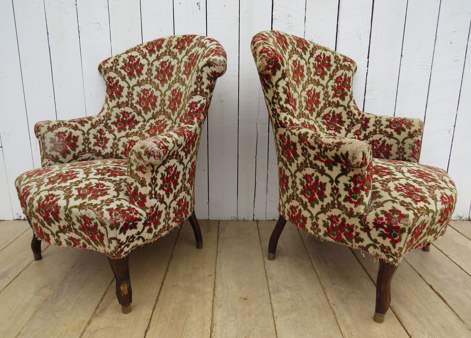 Pair Of Antique Napoleon III Tub Armchairs photo vinterior