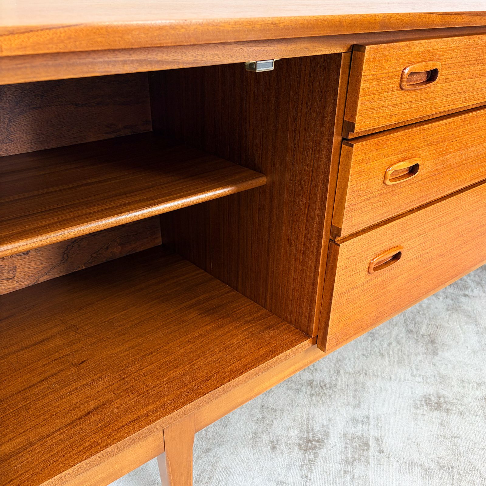 Nathan Furniture 'Citadel' Range Teak Sideboard photo vinterior
