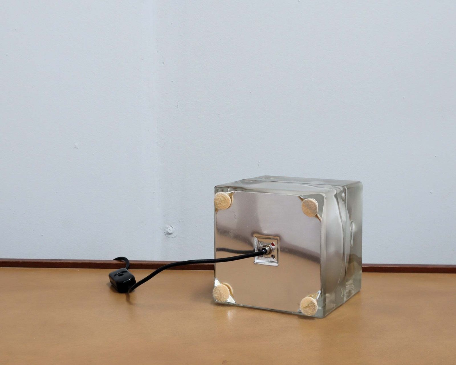 photo buy 1960s Cubosfera Table Lamp By Alessandro Mendini For Fidenza Vetraria