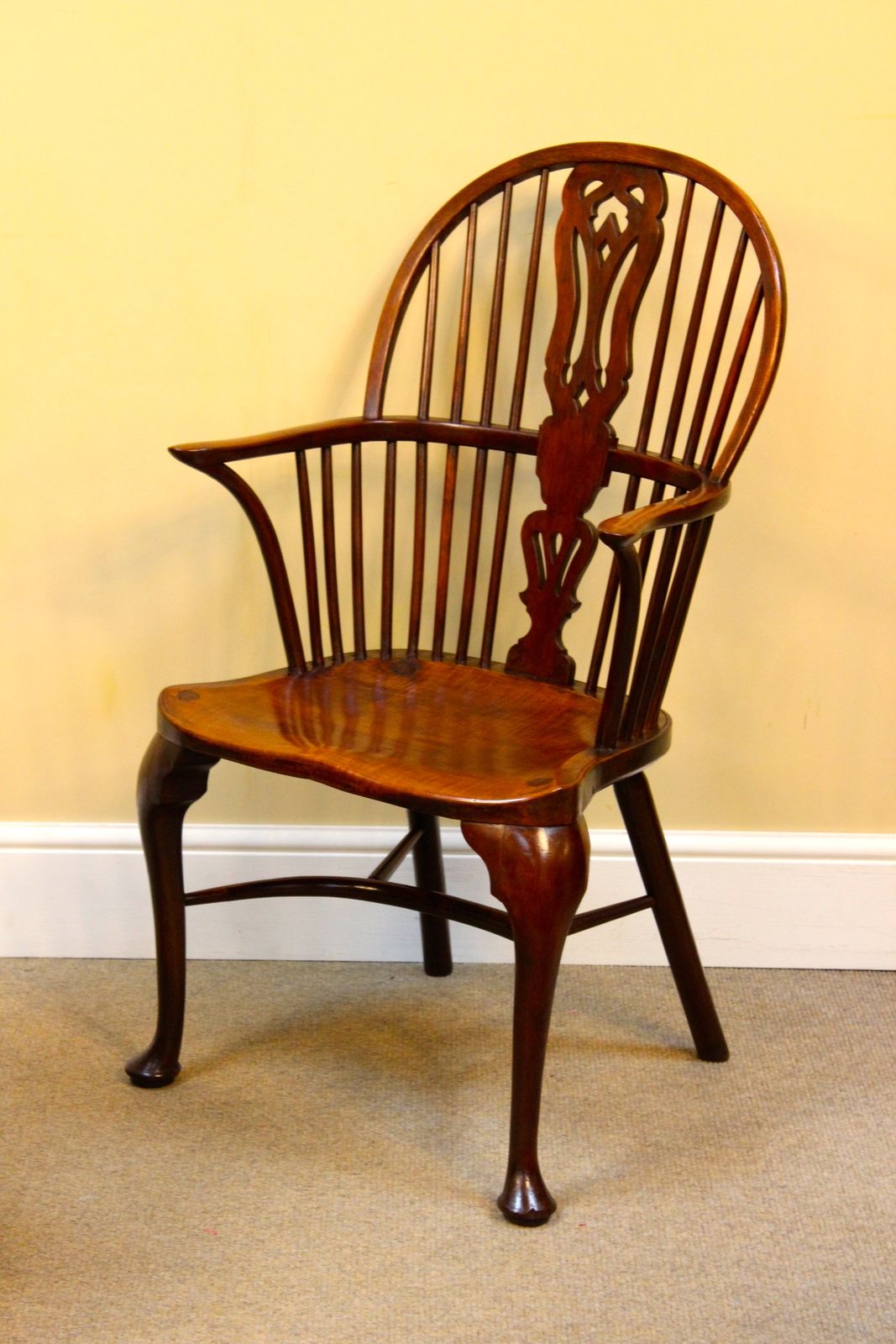 Pair Of 19thc. Yew & Elm Windsor Chairs photo Furniture