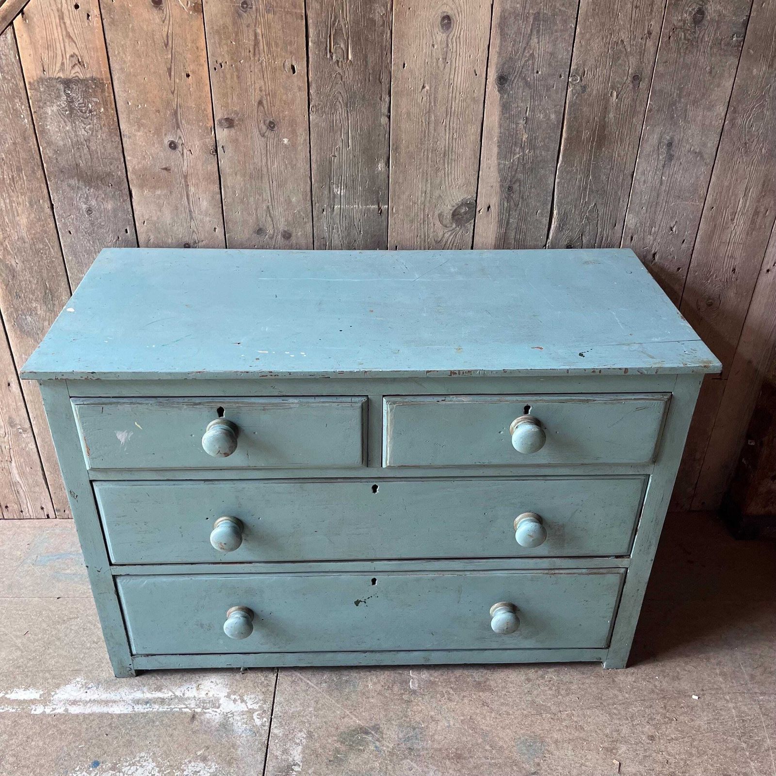 Victorian Painted Pine Chest Of Drawers photo furniture