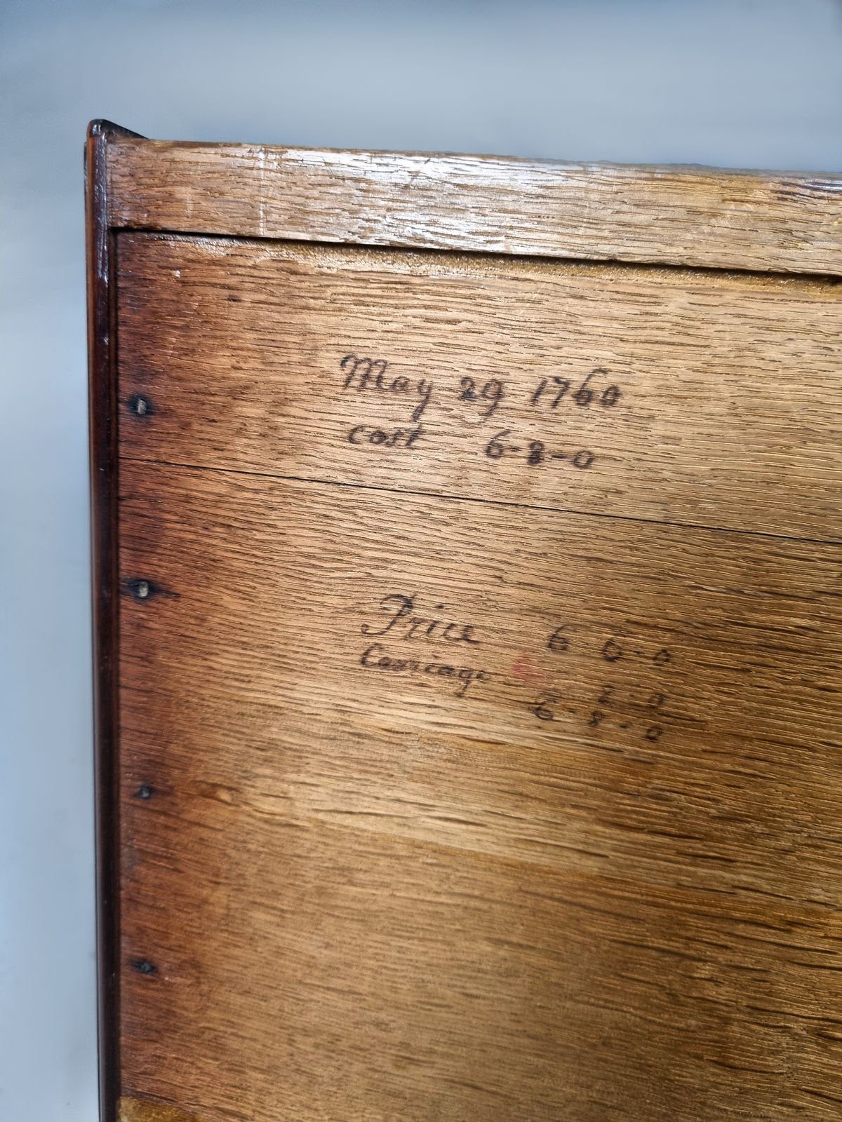 photo furniture Beautiful Dated “Chippendale” George III Chest On Chest C.1760