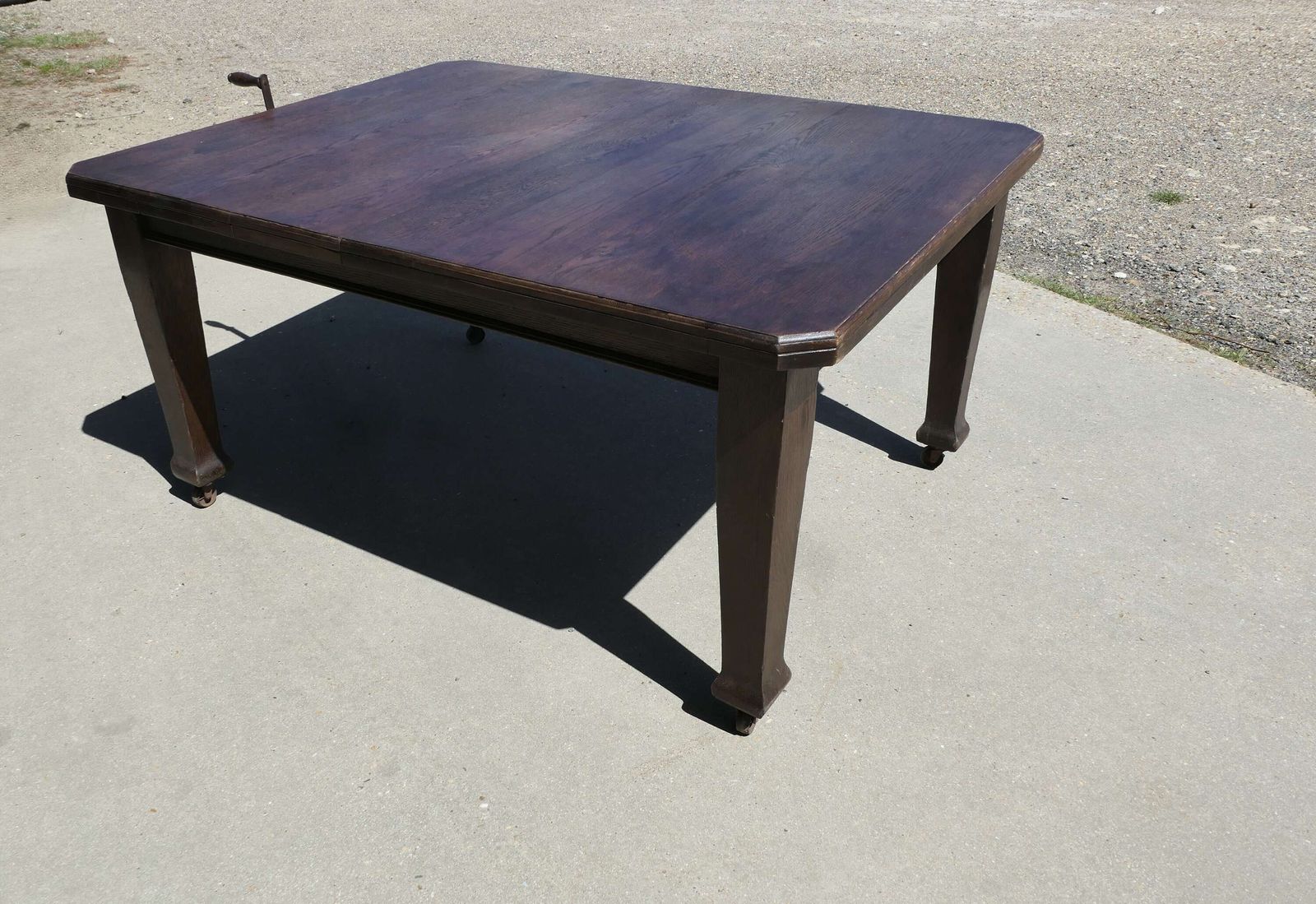 Victorian Arts And Crafts Oak Wind Out Table, Extending Dining Table This Is A Very Stu photo 1500.0