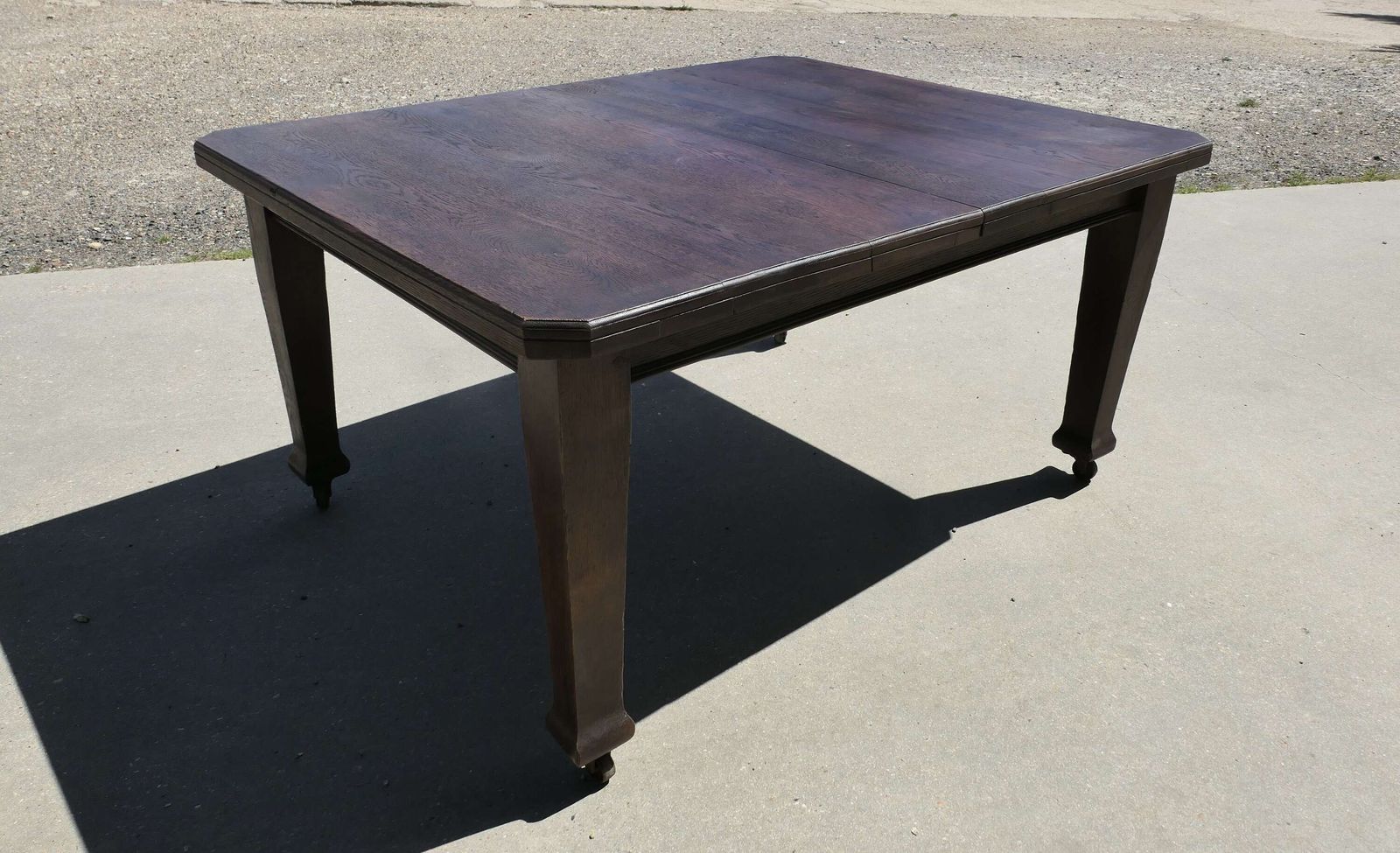 Victorian Arts And Crafts Oak Wind Out Table, Extending Dining Table This Is A Very Stu photo vinterior