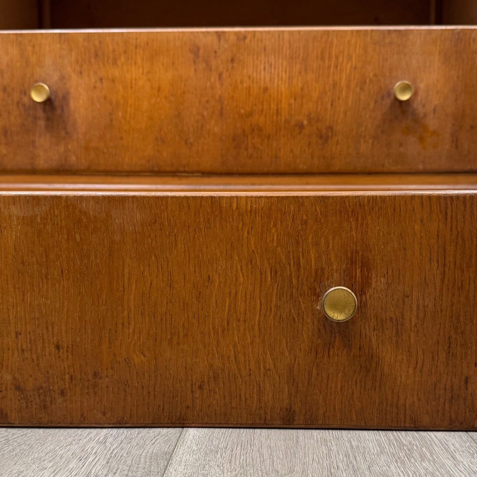 Furniture Vintage 20th Century Chest Of Drawers In Golden Oak ( Af 5835 ) photo
