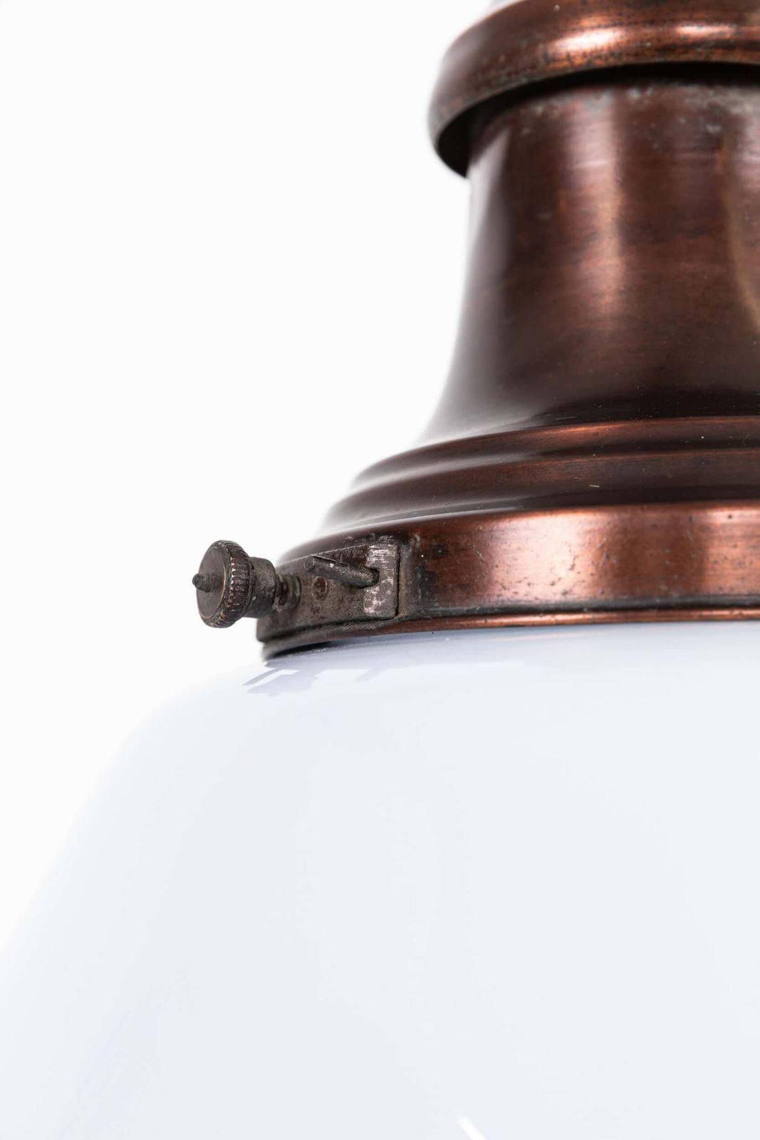 Early 20th Century Gec Opaline Pendant Light photo 354.0
