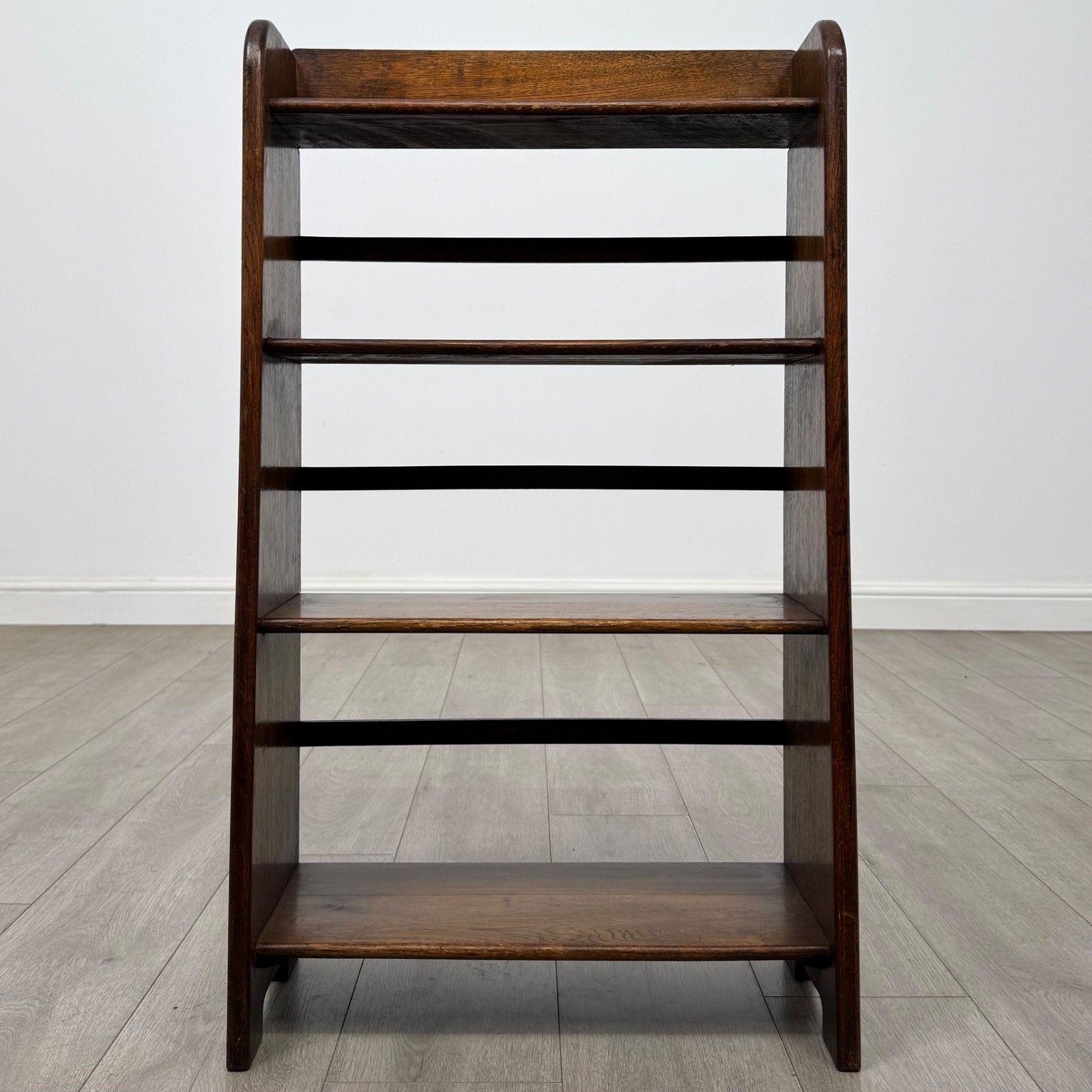 Antique 20th Century Good Quality Open Bookcase In Oak ( Af 5889 ) photo furniture