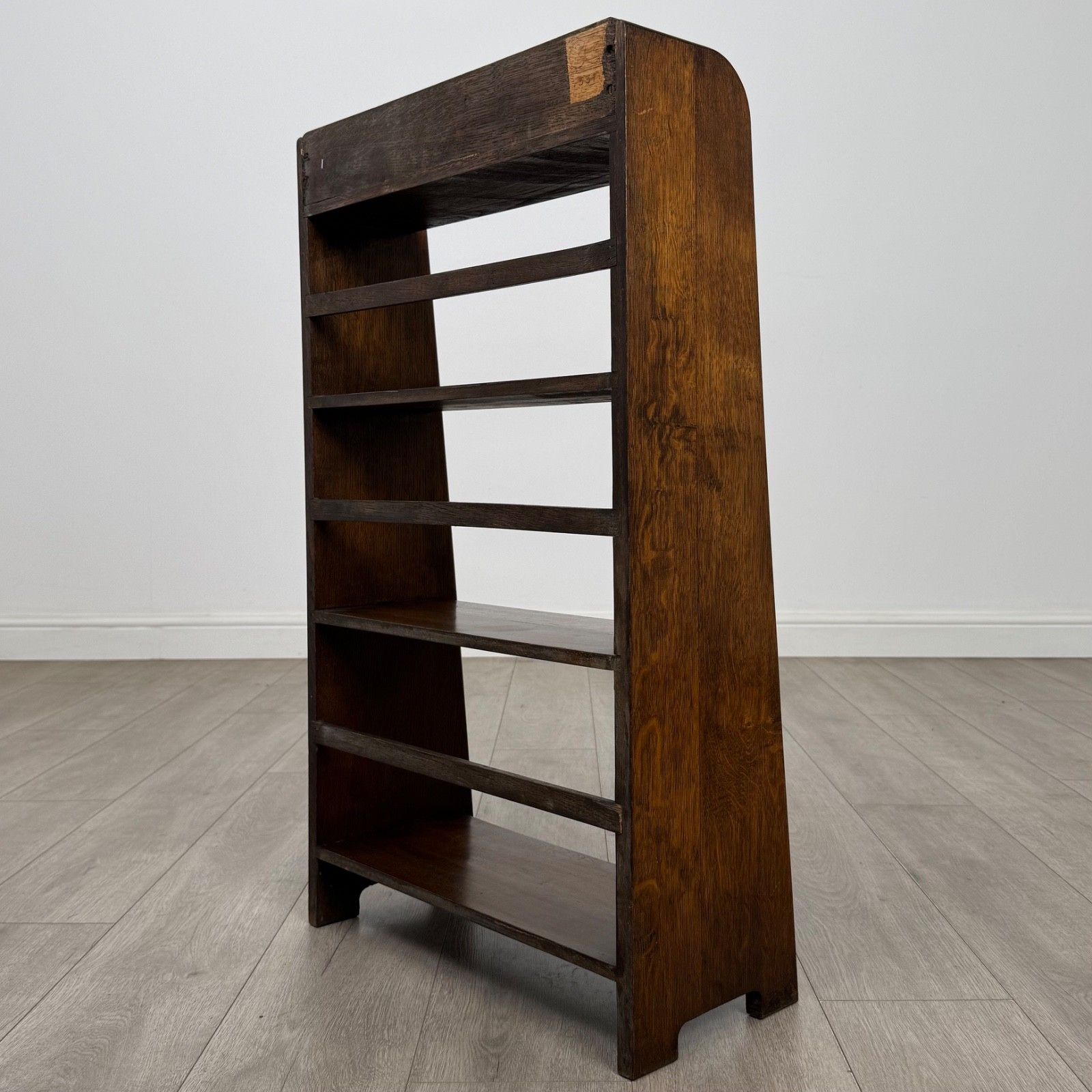 Antique 20th Century Good Quality Open Bookcase In Oak ( Af 5889 ) photo buy