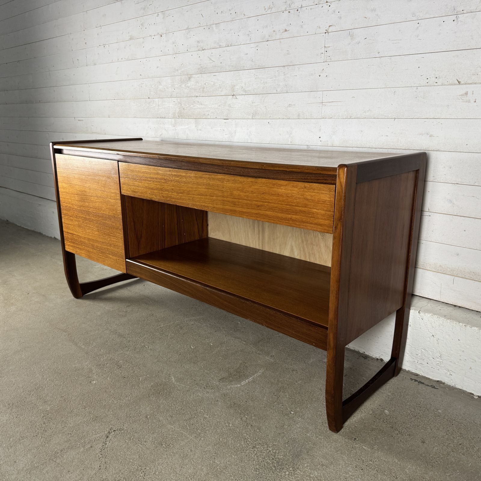 Retro Teak Sideboard With Drawer