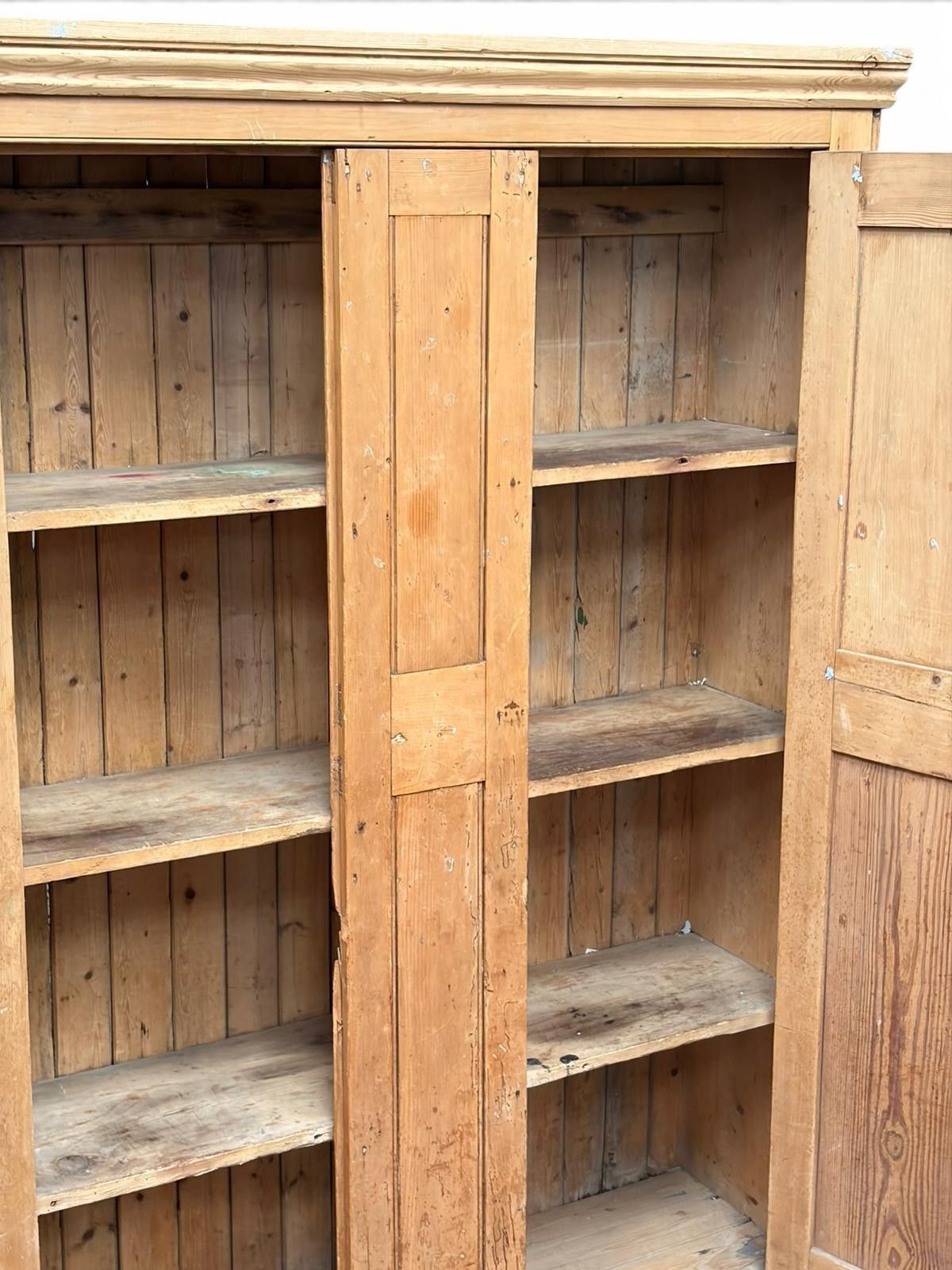 Antique Pine House Keepers Cupboard Bookcase Superior Quality Rare C1900s photo furniture
