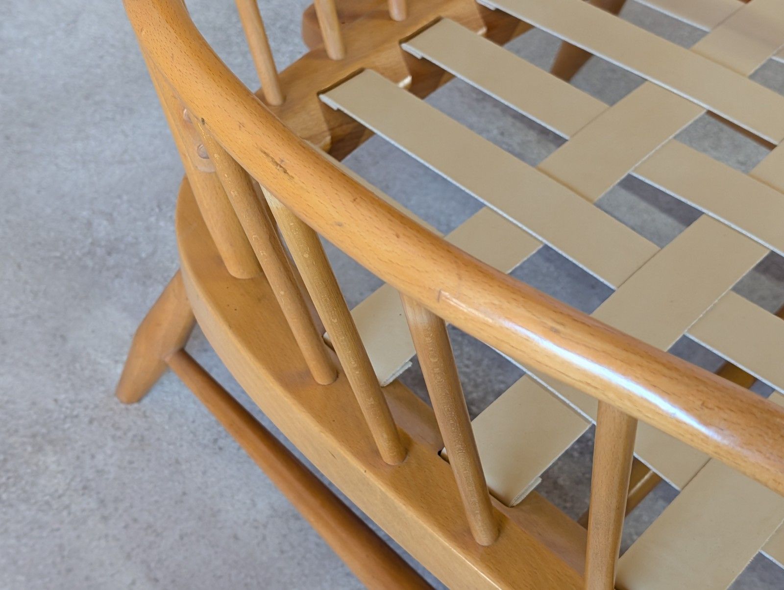 Vintage Ercol Blonde Windsor Jubilee 766 Armchair photo vintage