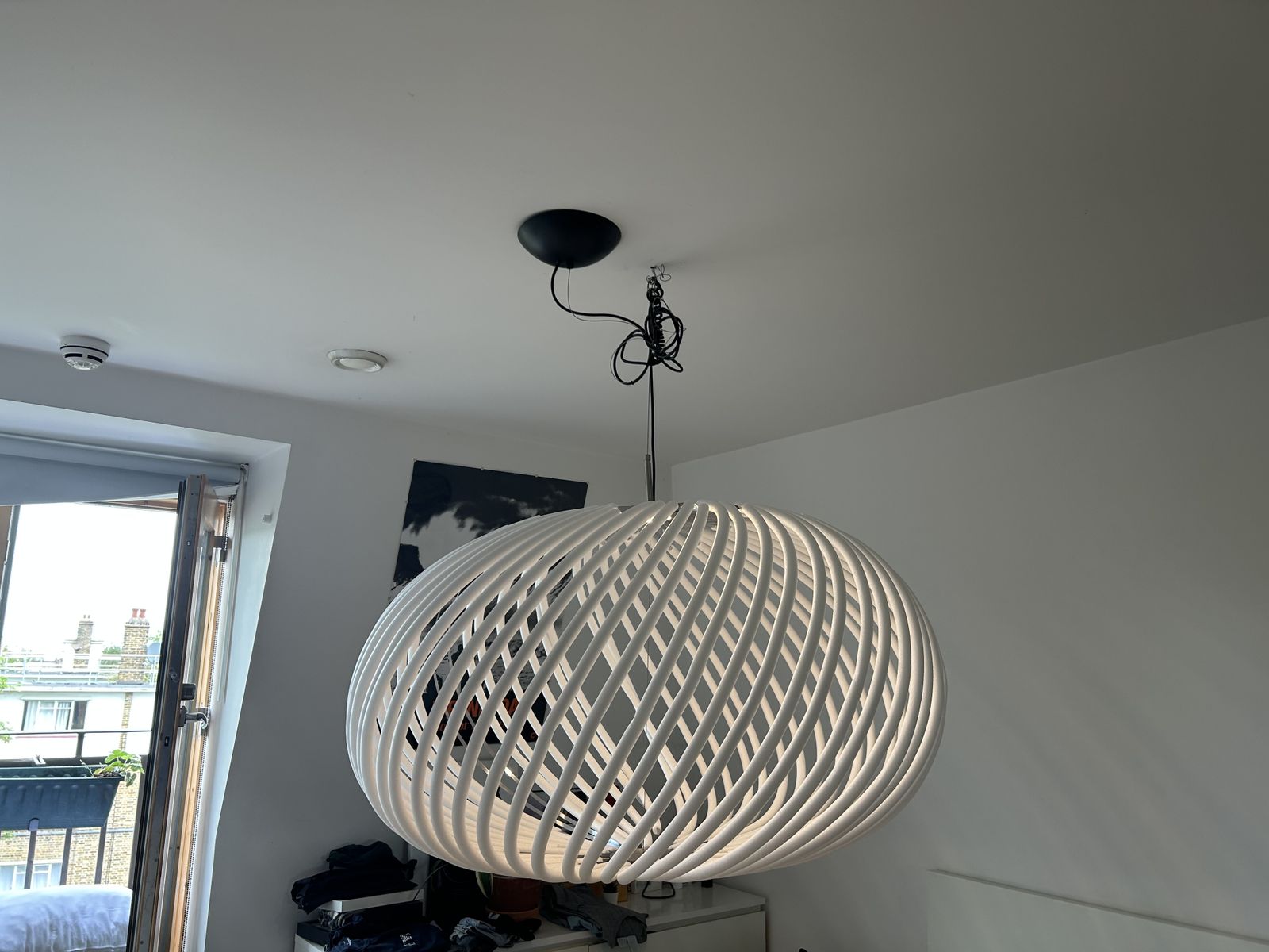 Tom Dixon Light Spring Silver Large photo for sale