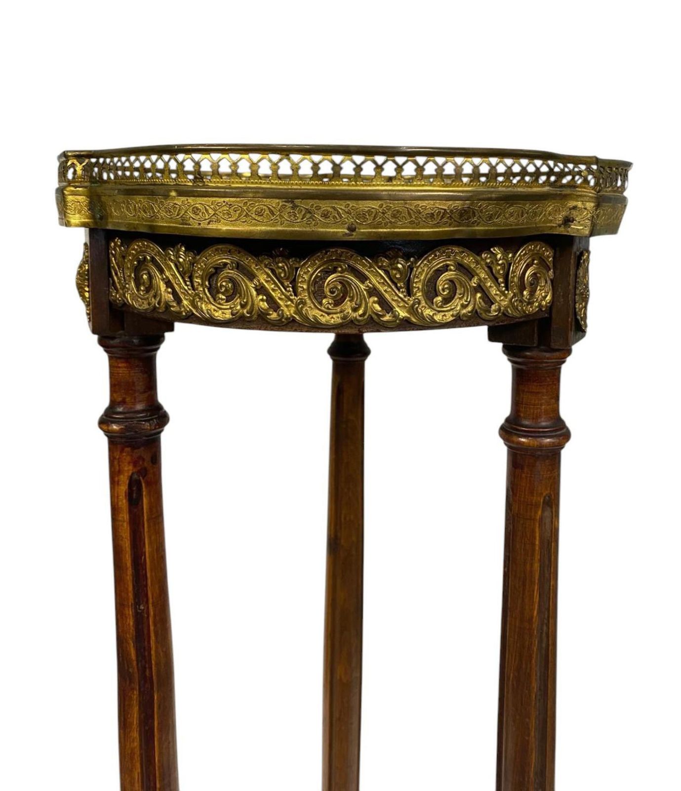 Louis XVI Pedestal Stand Table French Antiques 1880 photo for sale